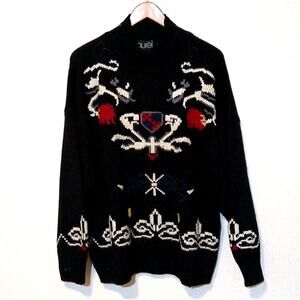 Laurèl by Escada vintage 80s wool cashmere blend sweater Laurel